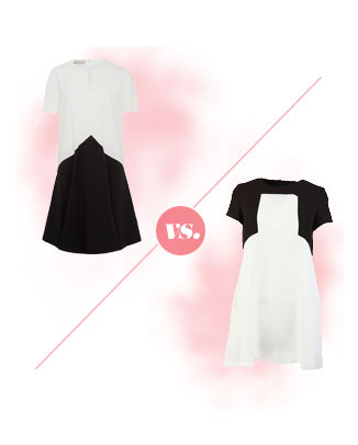 Craving vs. Saving: Monochrome Dress
