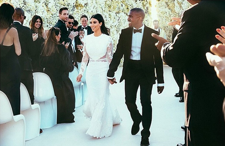 Kim Kardashian's wedding dress