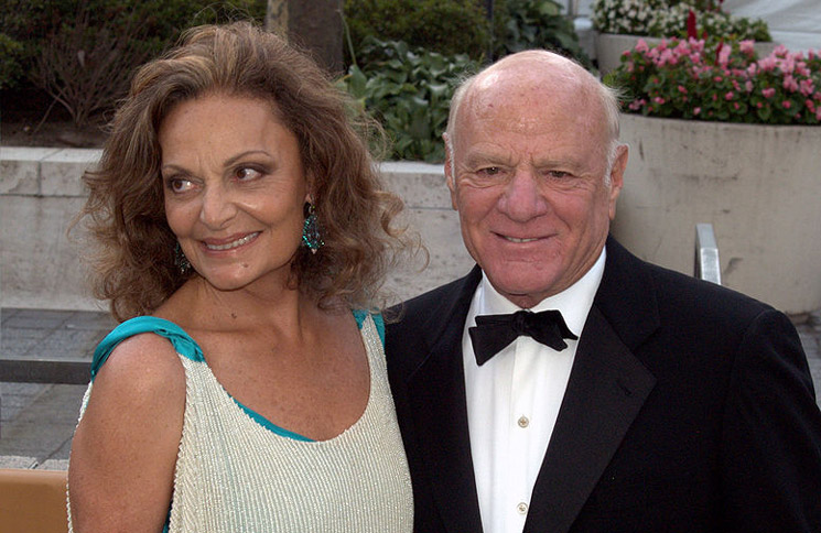 Diane von Furstenberg with husband  Barry Diller.