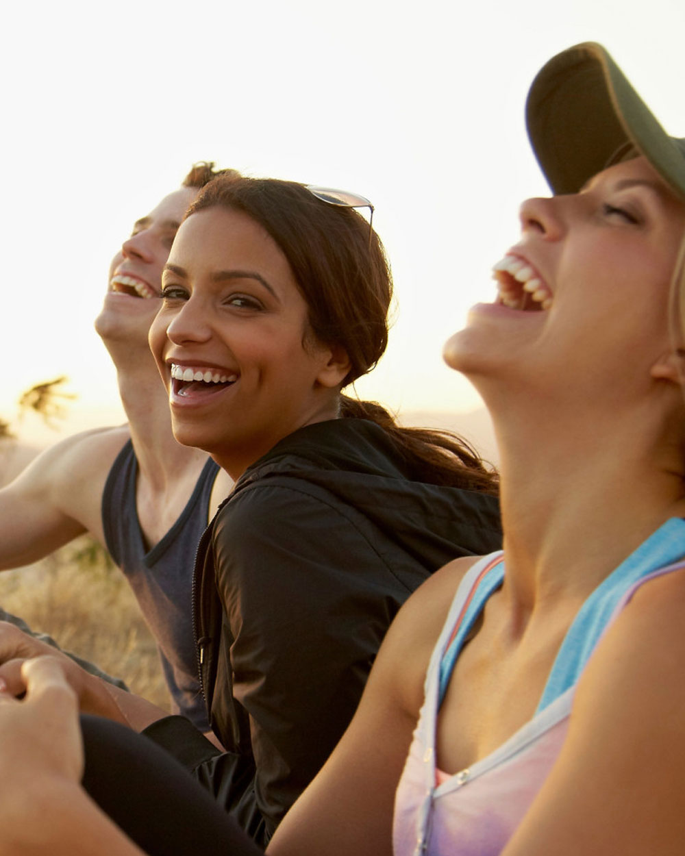 Women laughing