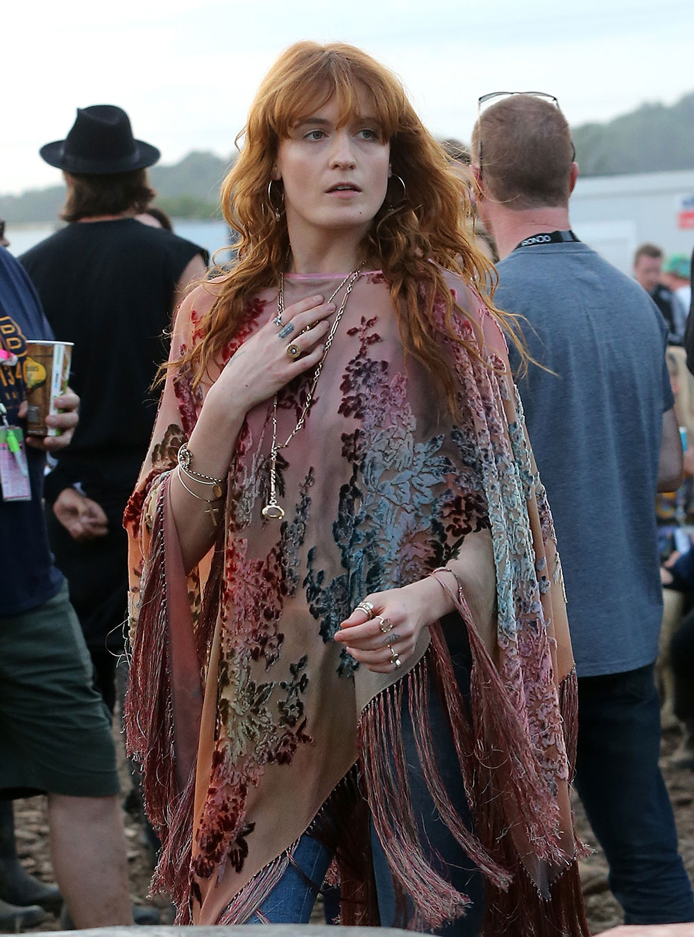 Florence Welch of Florence and the Machine at Glastonbury
