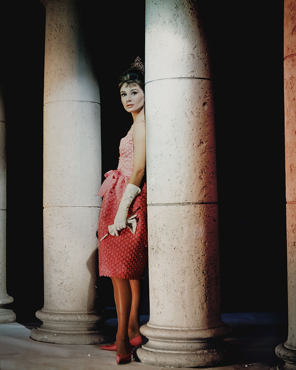 Audrey is costumed by Givenchy in Breakfast At Tiffany's, 1961.