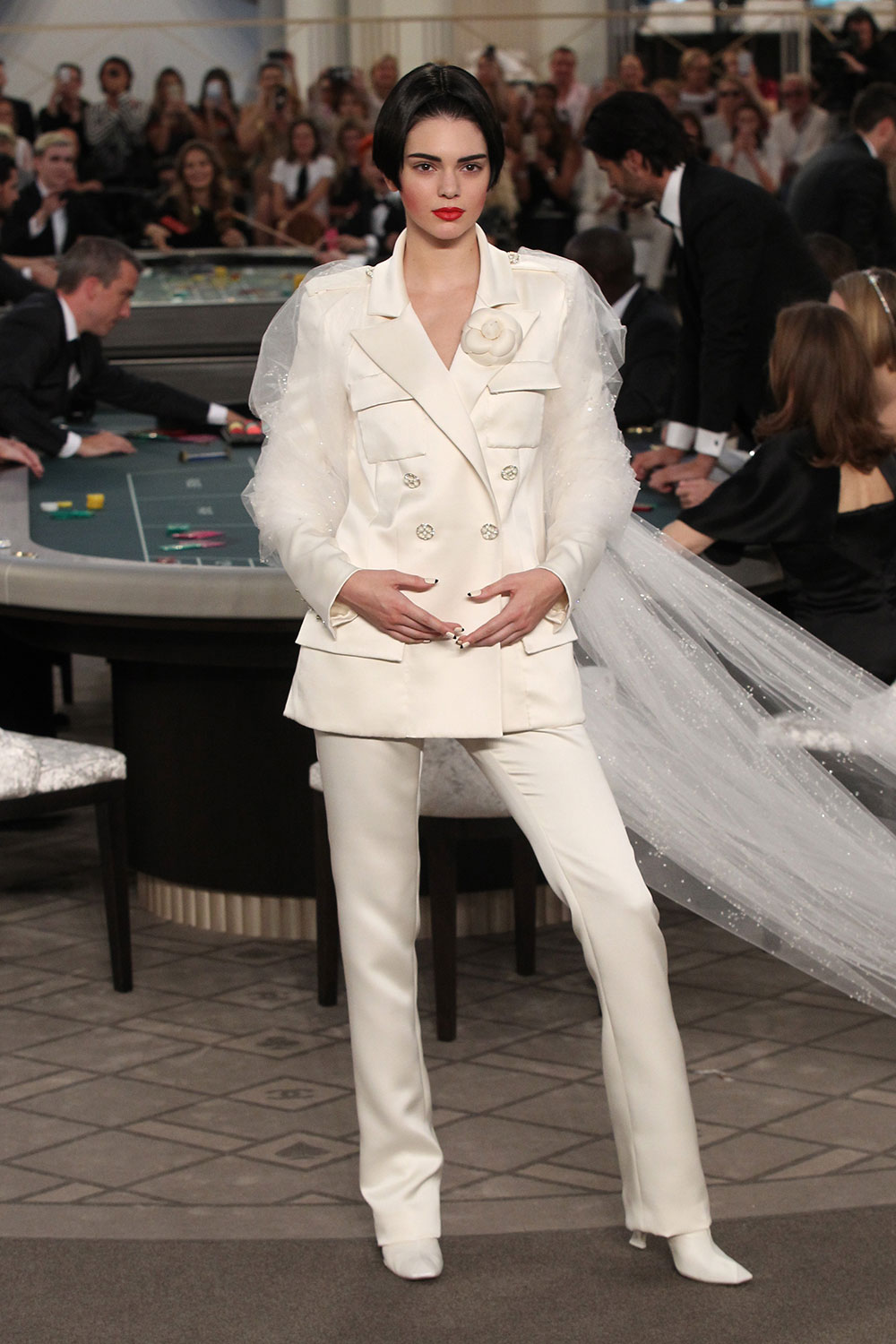 Look 67 from the Chanel show at Paris Fashion Week Haute Couture FW 2015/2016. Photo / Getty Images