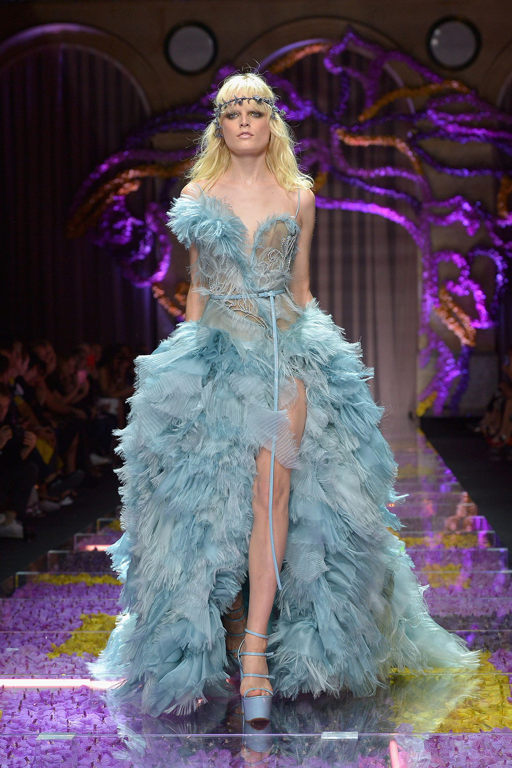 Look 25 from the Atelier Versace show at Paris Fashion Week Haute Couture FW 2015/2016. Photo / Getty Images