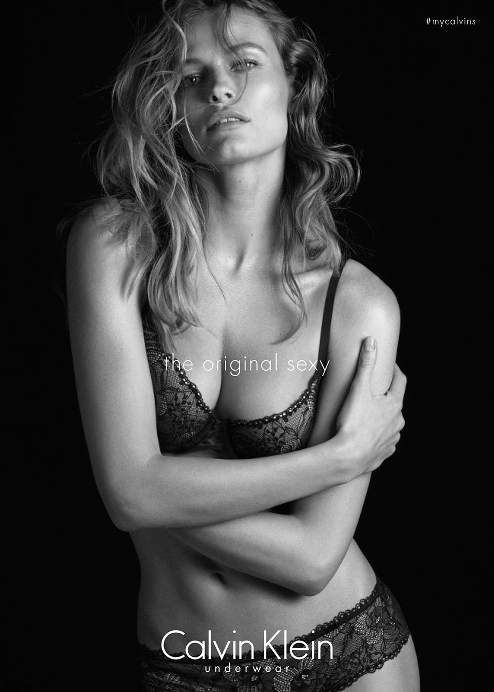 Edita Vilkeviciute in the new Calvin Klein Underwear campaign