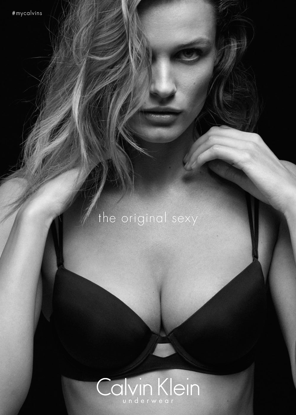 Edita Vilkeviciute in the new Calvin Klein Underwear campaign
