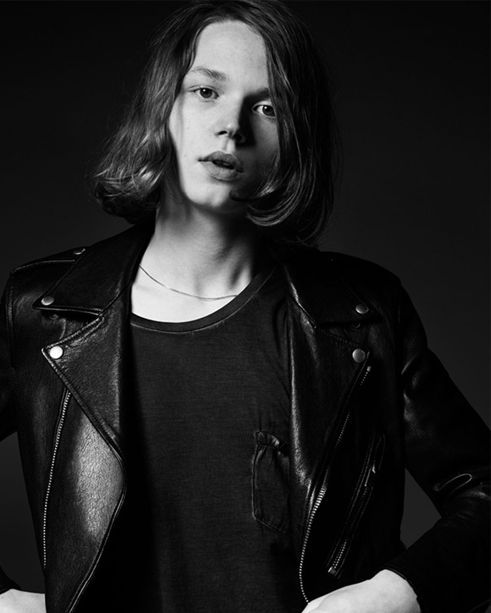 Jack Kilmer also stars in Saint Laurent's The Permanent Collection campaign. Photo / YSL.com