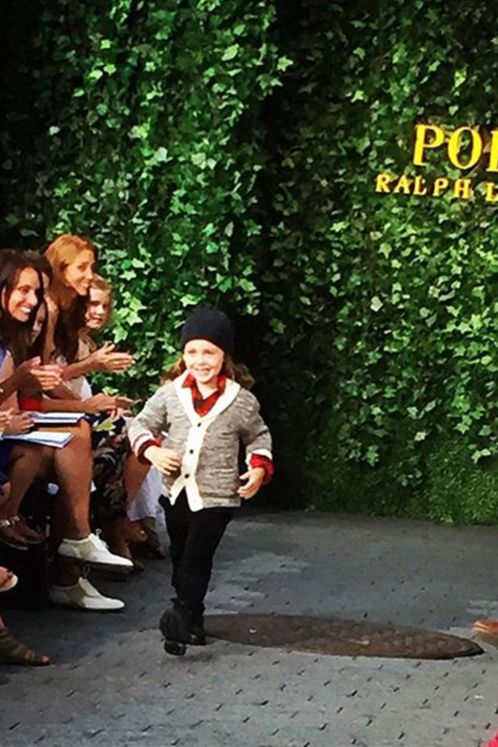  Skyler Morrison Berman made his modelling debut this week in Ralph Lauren’s Neverland-themed kids’ fashion show at Central Park Zoo. Photo / Instagram @rachelzoe