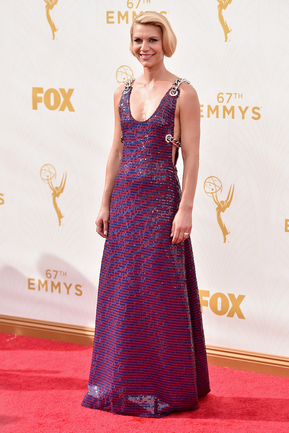 Claire Danes wears Prada to the 67th Annual Primetime Emmy Awards. Photo / Getty Images