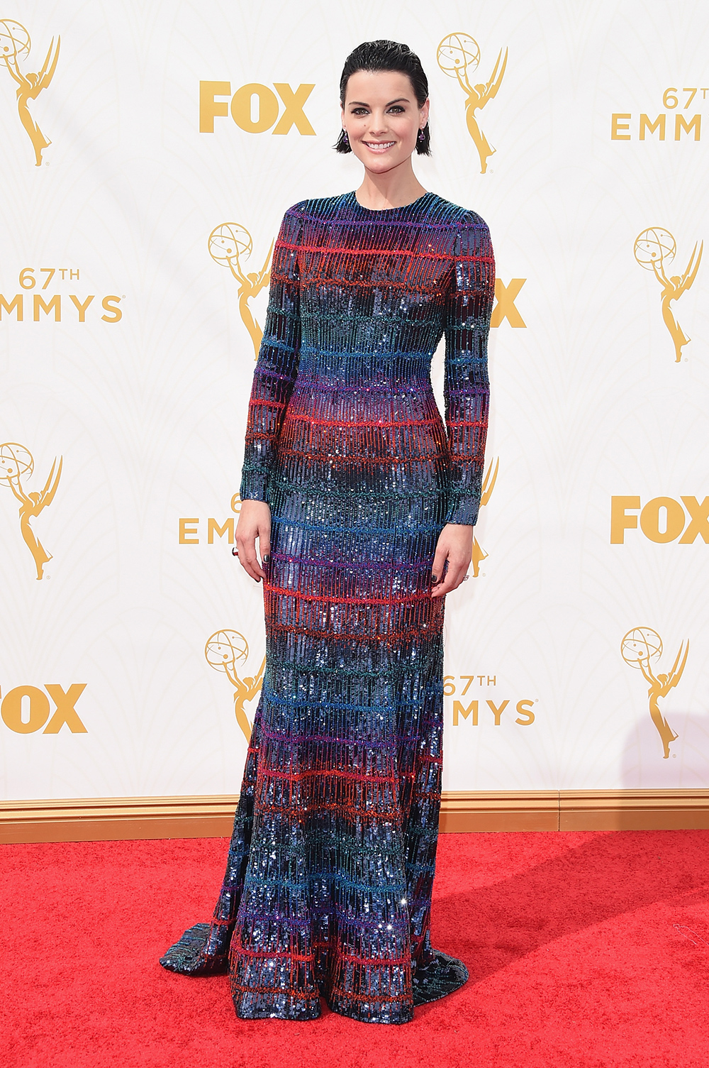 Jaimie Alexander wears Armani Prive to the 67th Annual Primetime Emmy Awards. Photo / Getty Images