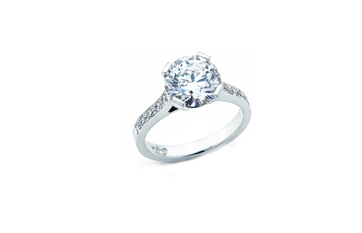 Partridge Jewellers Brilliant cut ring, code 010555A.