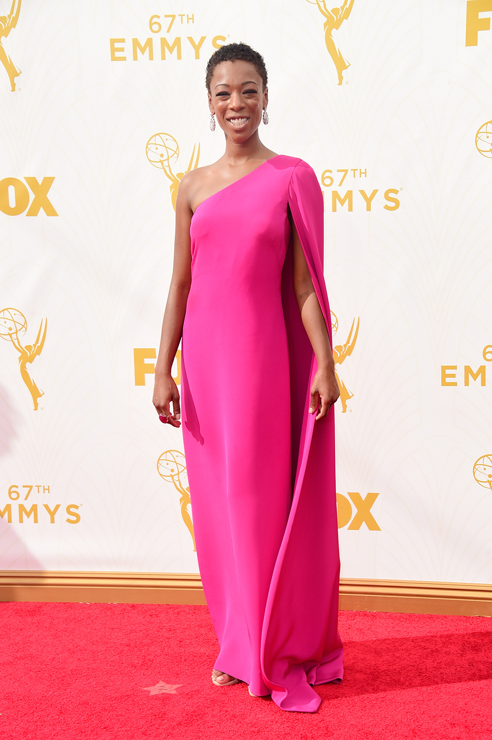 Orange is the New Black actress Samira Wiley at the 67th Annual Primetime Emmy Awards. Photo / Getty Images