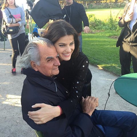 Model Isabeli Fontana with Patrick Demarchelier. Photo / Instagram @catherinepvogue