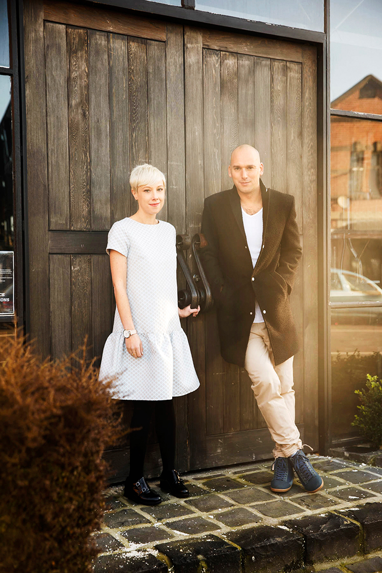 Tom and Jane Walsh, the husband and wife duo behind shoe brand Mr. W & Me