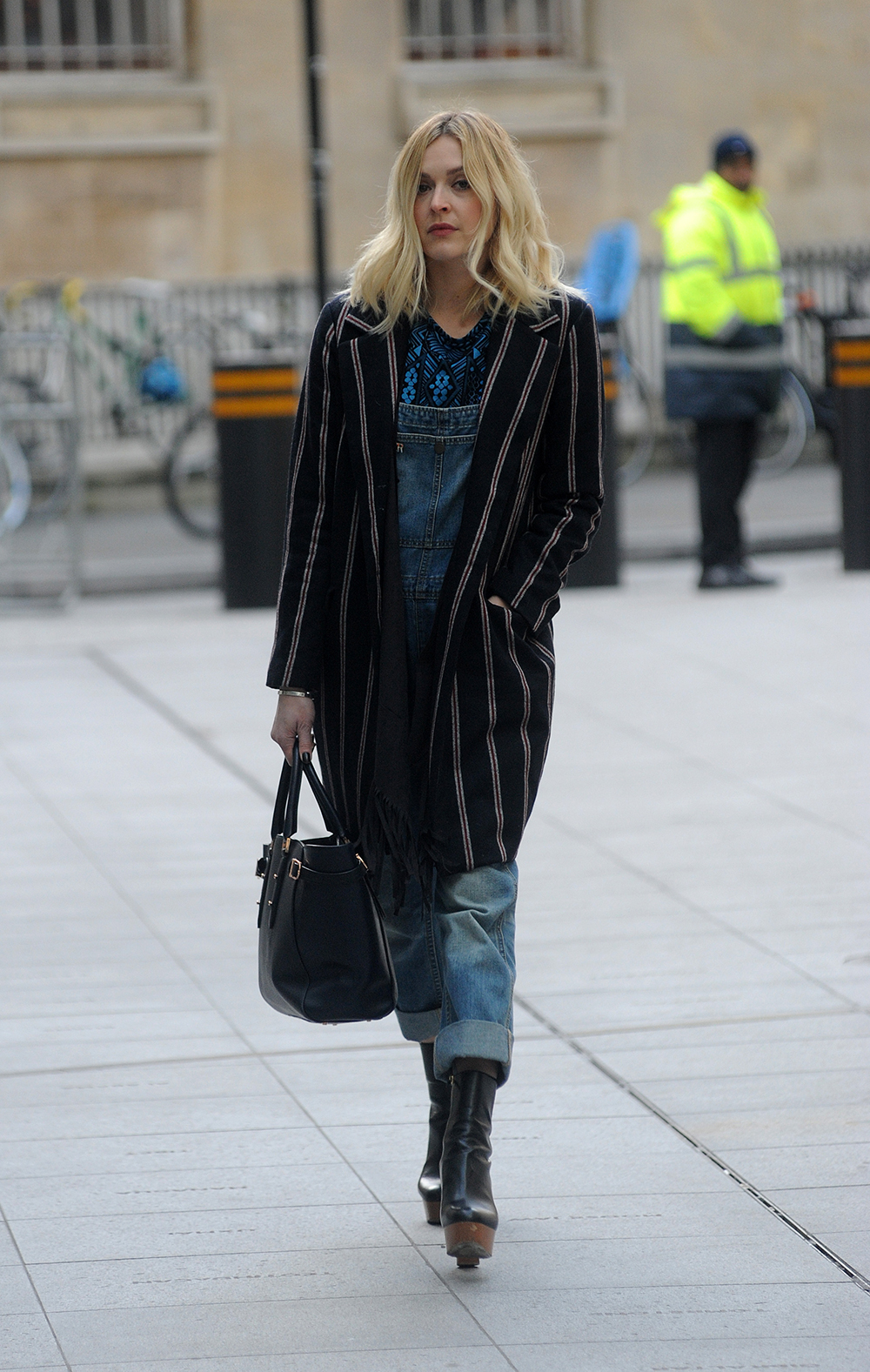 Fearne Cotton goes for some eclectic pattern-on-pattern styling. Photo / Getty Images