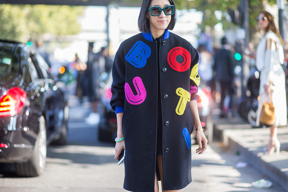 Eva Chen before the Kenzo show. Photo / Getty Images