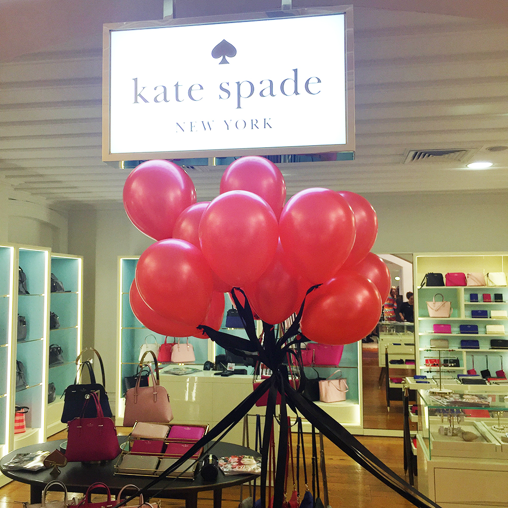 The Kate Spade boutique prior to opening