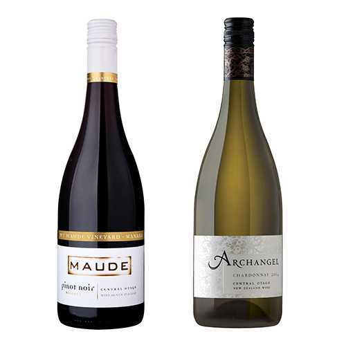 Mt Maude Pinot Noir and Archangel Chardonnay 2014