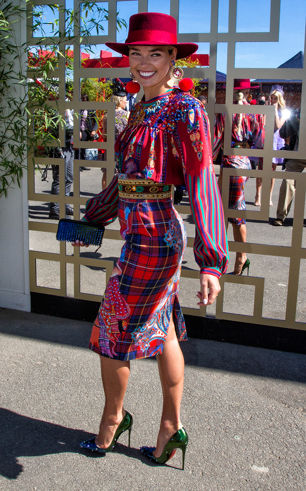 Ashley Hart at the Melbourne Cup, 2015