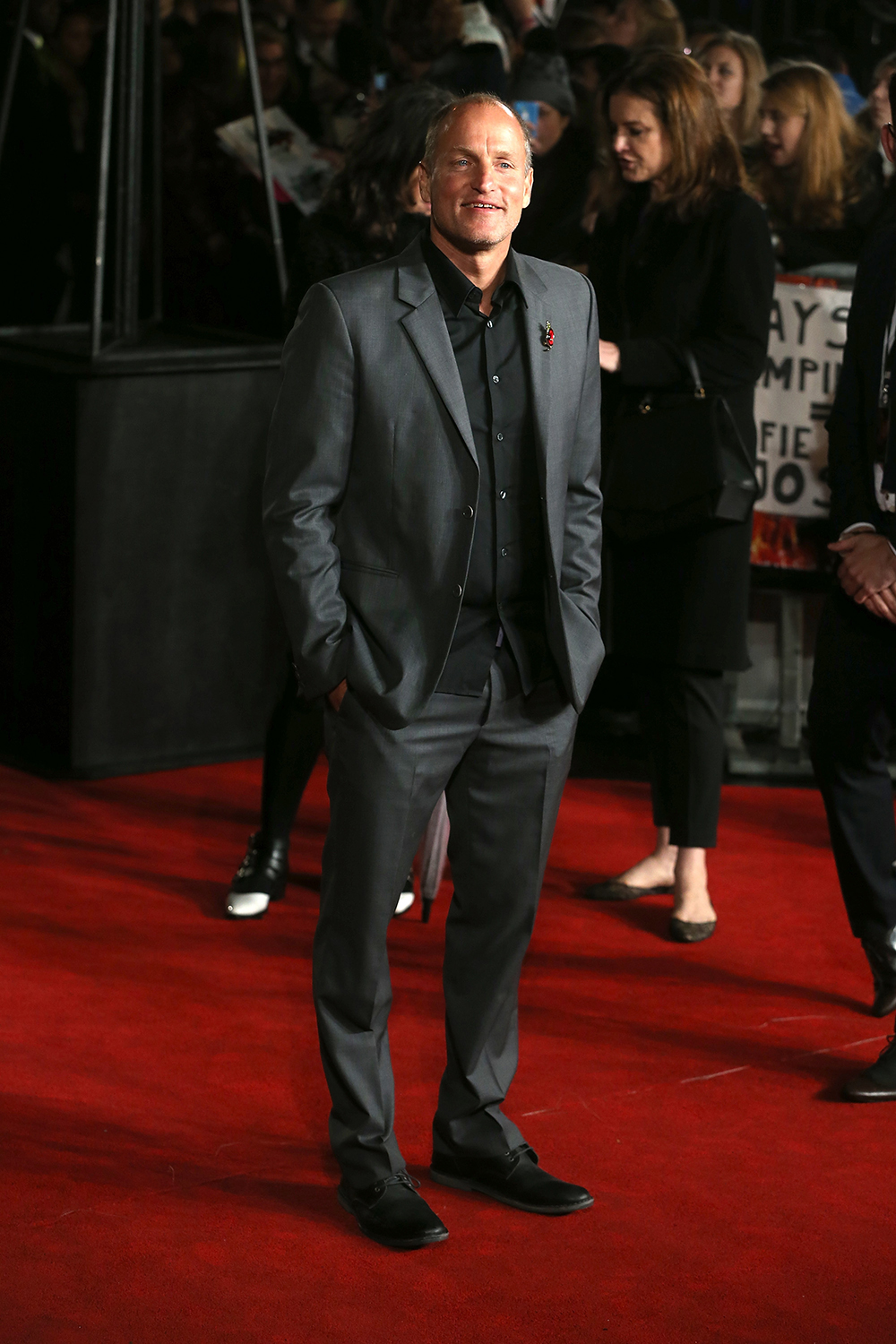 Woody Harrelson at the London premiere.