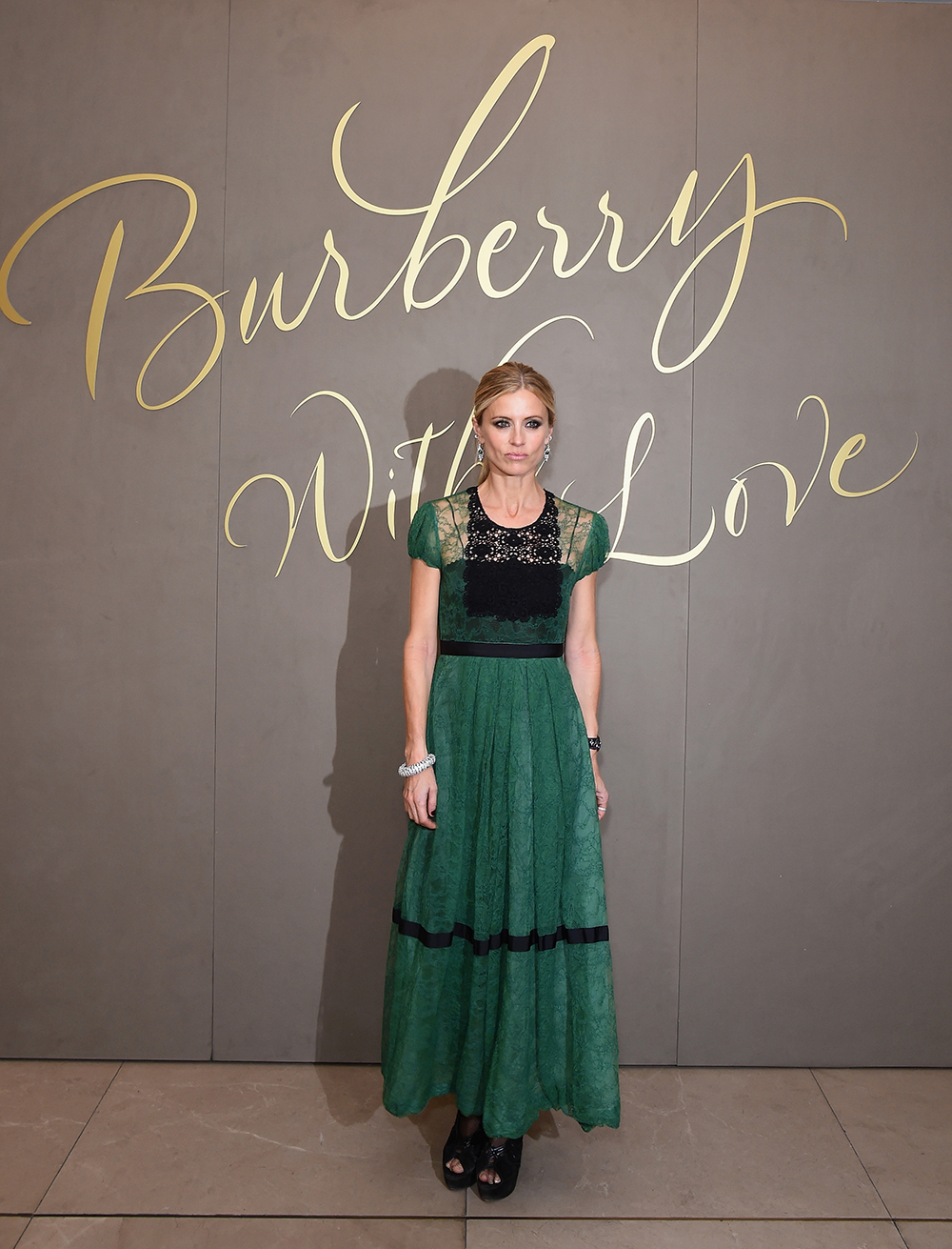 Laura Bailey at the Burberry festive film premiere