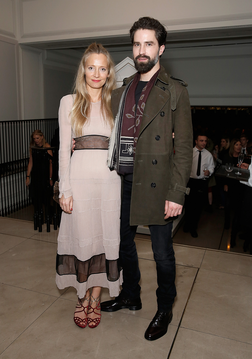 Martha Ward and Jack Guinness at the Burberry festive film premiere