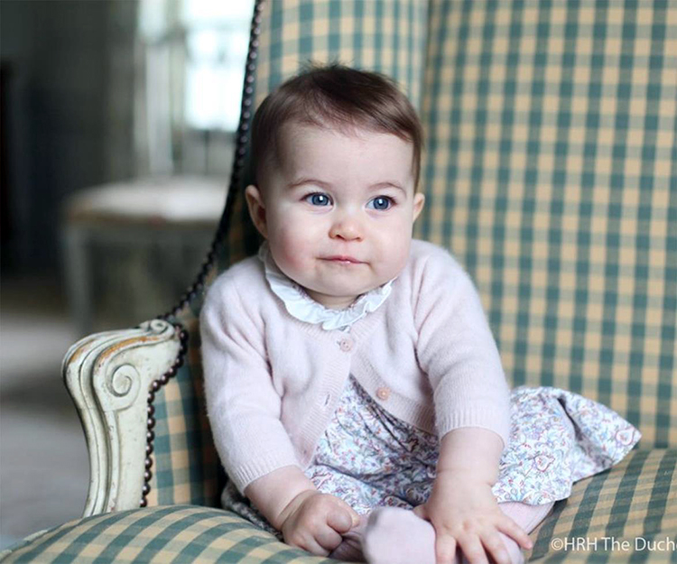 Princess Charlotte six months old