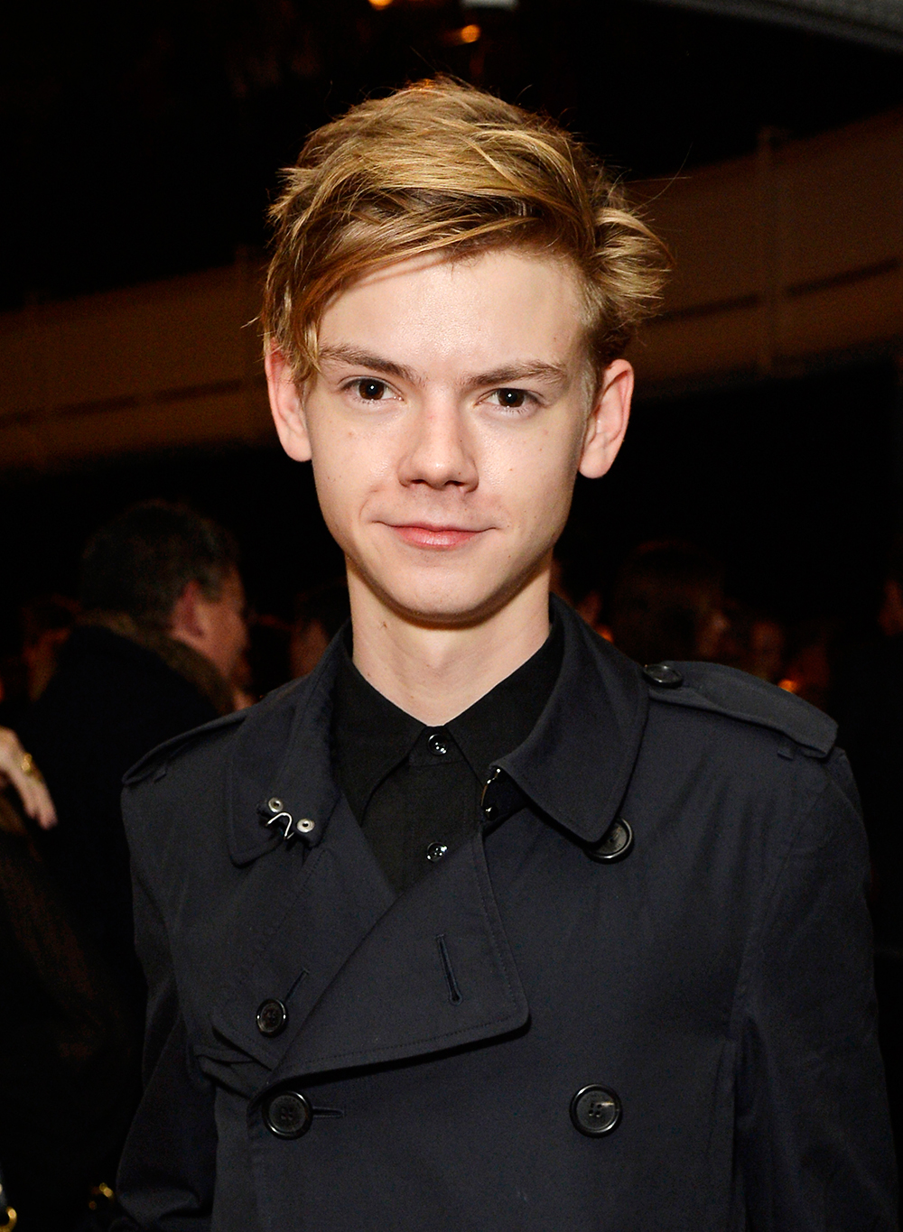 Thomas Brodie Sangster at the Burberry festive film premiere