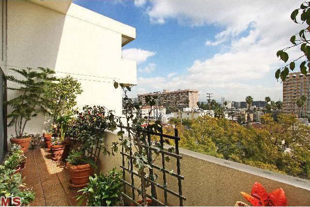 The roof deck provides a great view of Beverly Hills - but needed a slight overhaul!