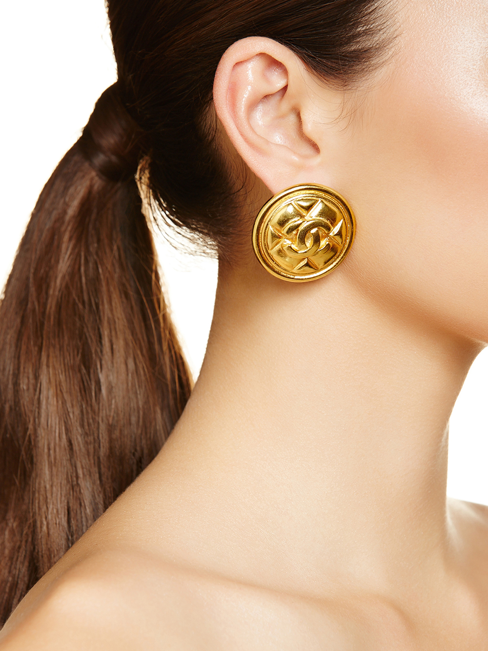 Chanel Classique earrings, $929
