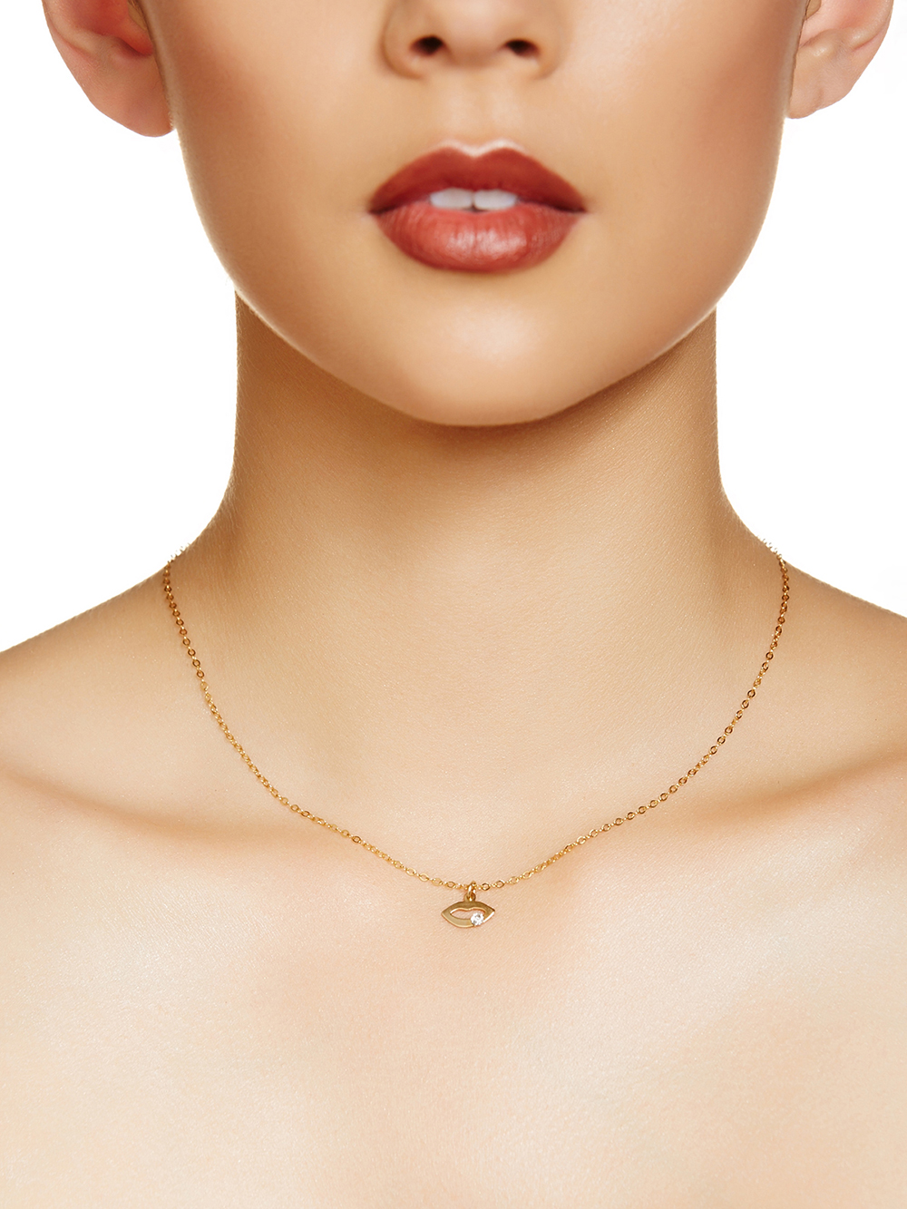 Kiss necklace, $489