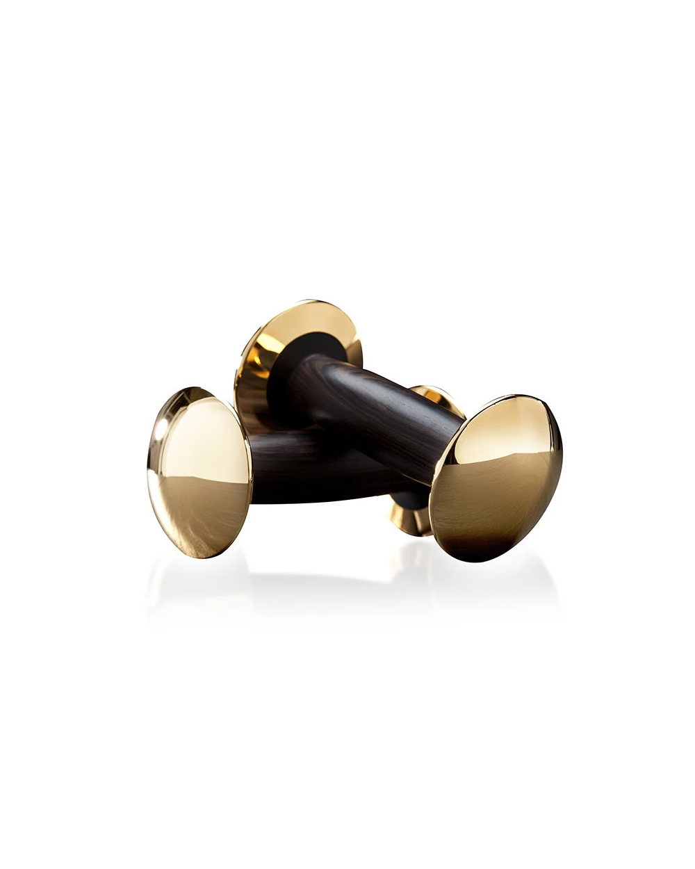 Hock Design Made To Order Goldloft 18K Gold Dumbbells