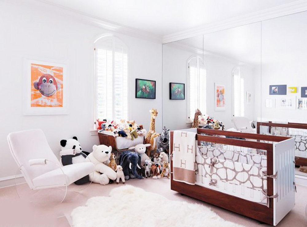 Rachel Zoe – Skyler Morrison: When Rachel Zoe, stylist to the stars designed a nursery for her baby boy Skyler of course she filled it with modern, designer furniture and a dream closet.