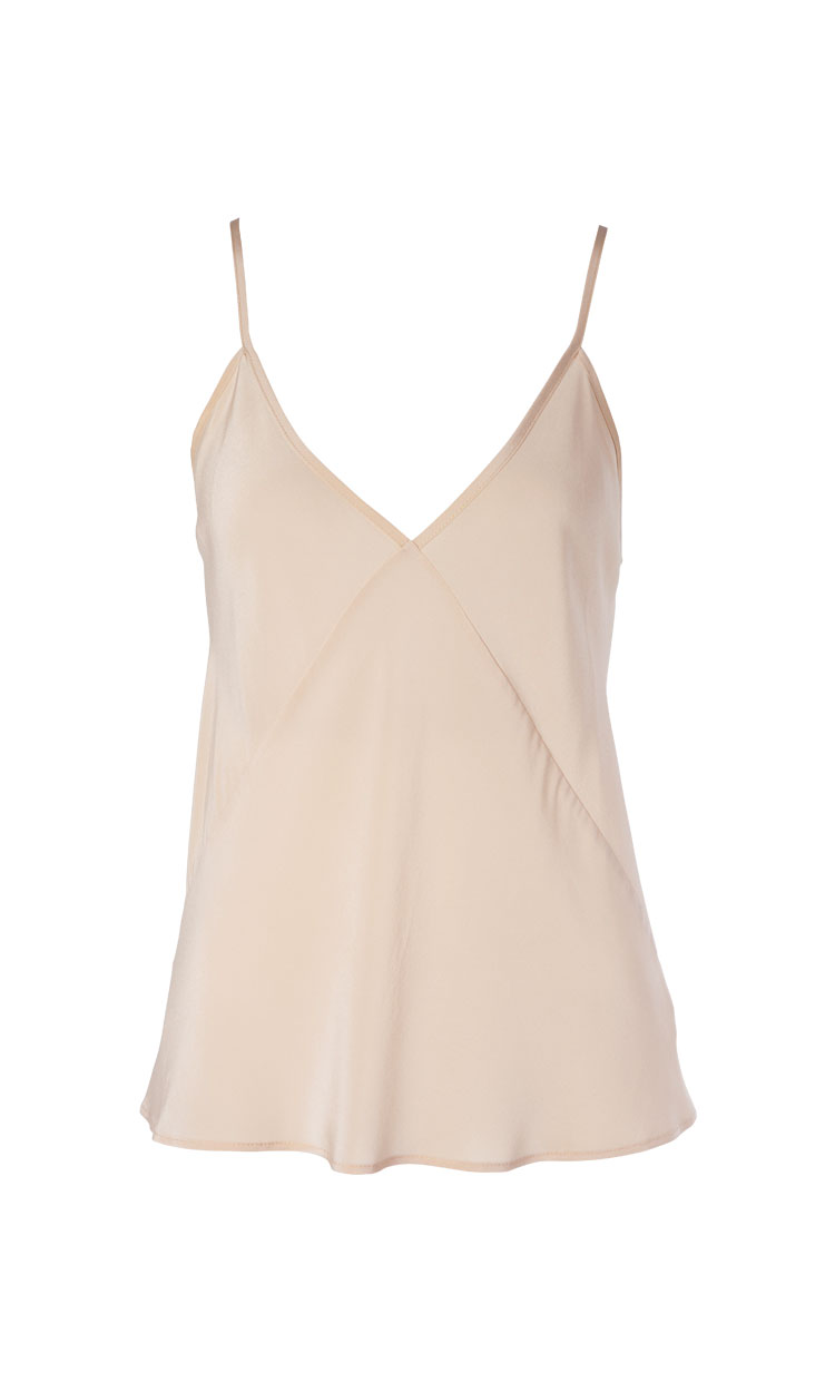 Chimerical camisole in Tea, $140, Miss Crabb