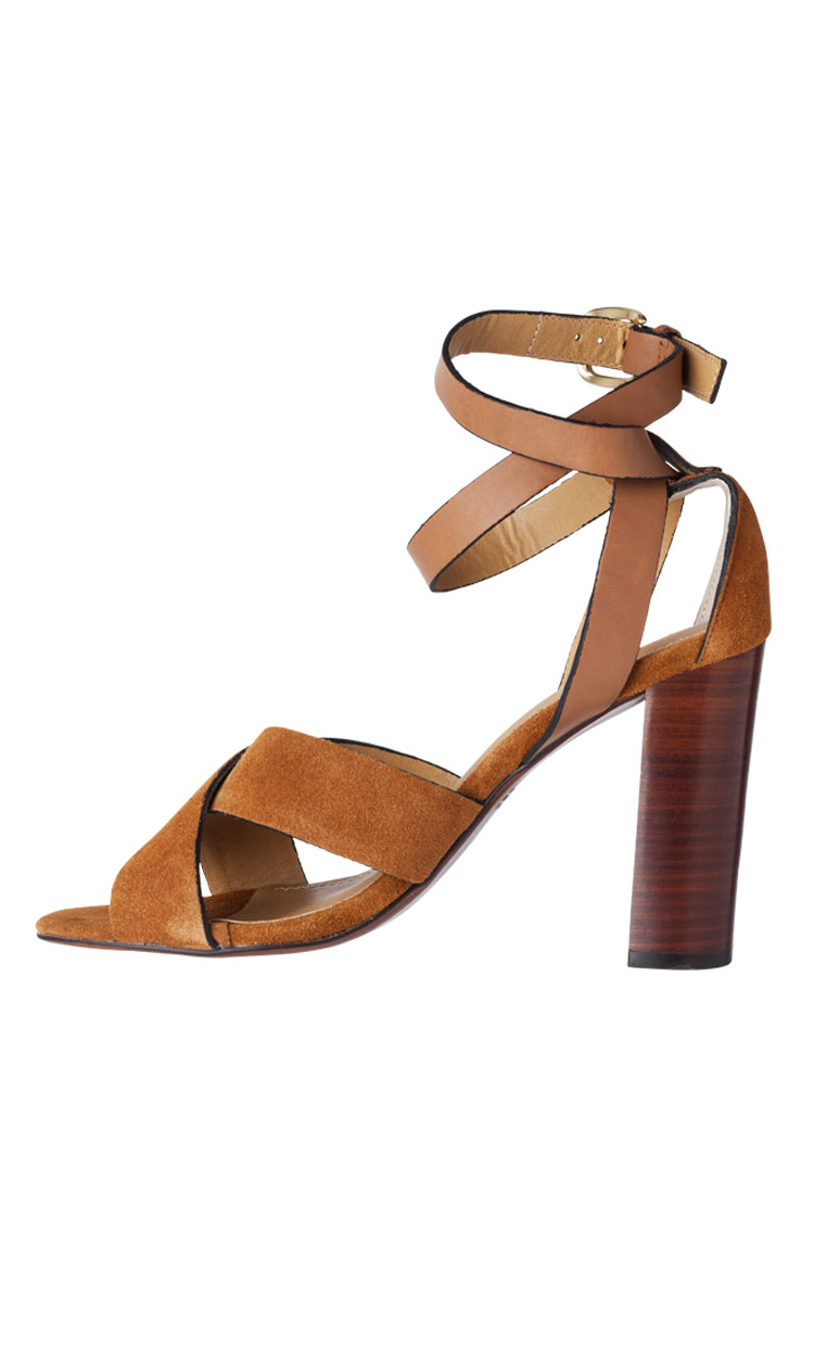 Donna tan heels, $200, Seed Heritage.
