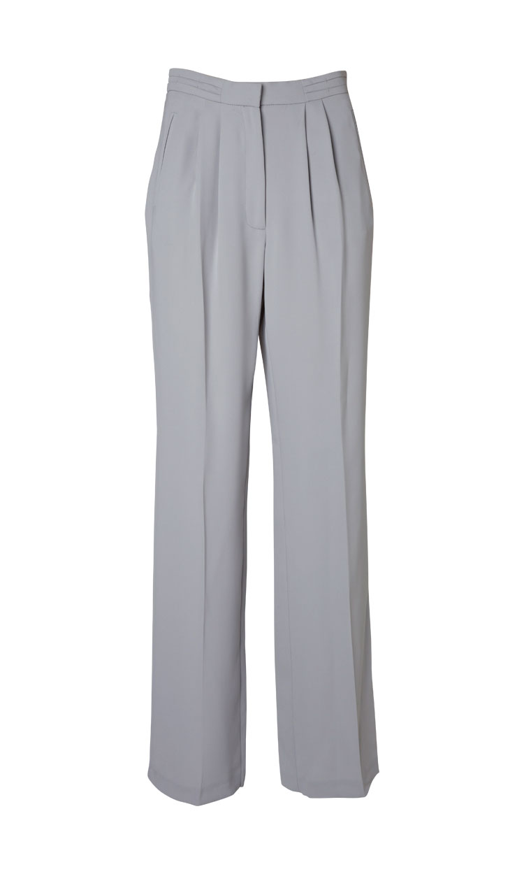Pleated front pants, $125, Topshop.