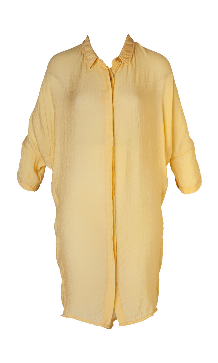 Sun shirt dress, $165, WE’AR.
