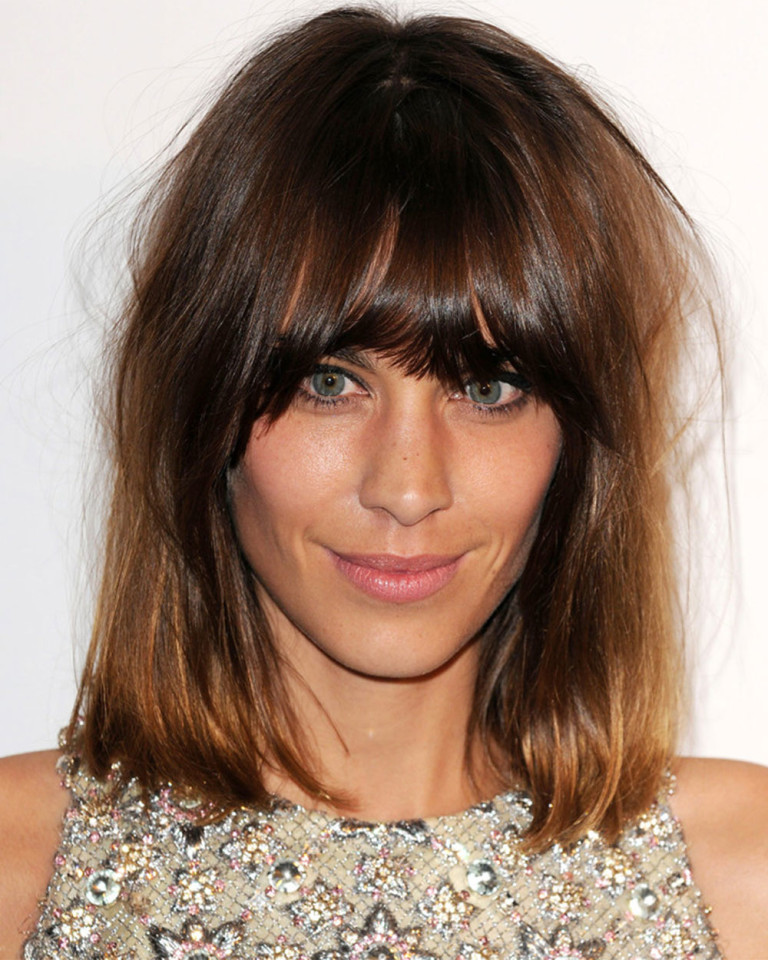 Alexa Chung fringe