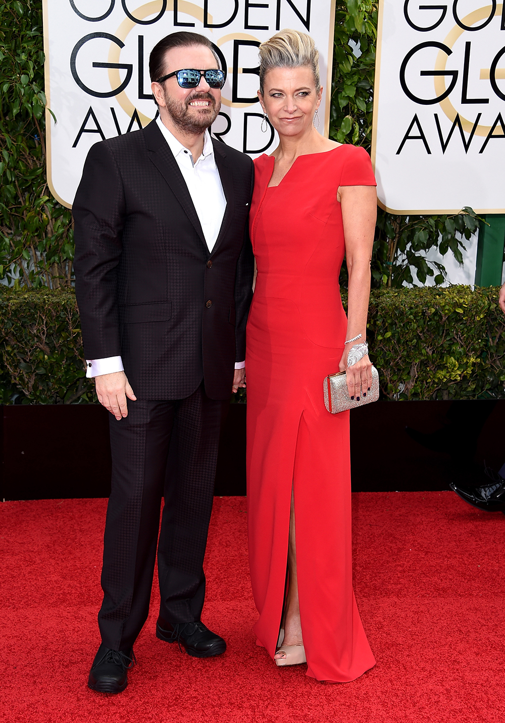 Ricky Gervais and Jane Fallon.