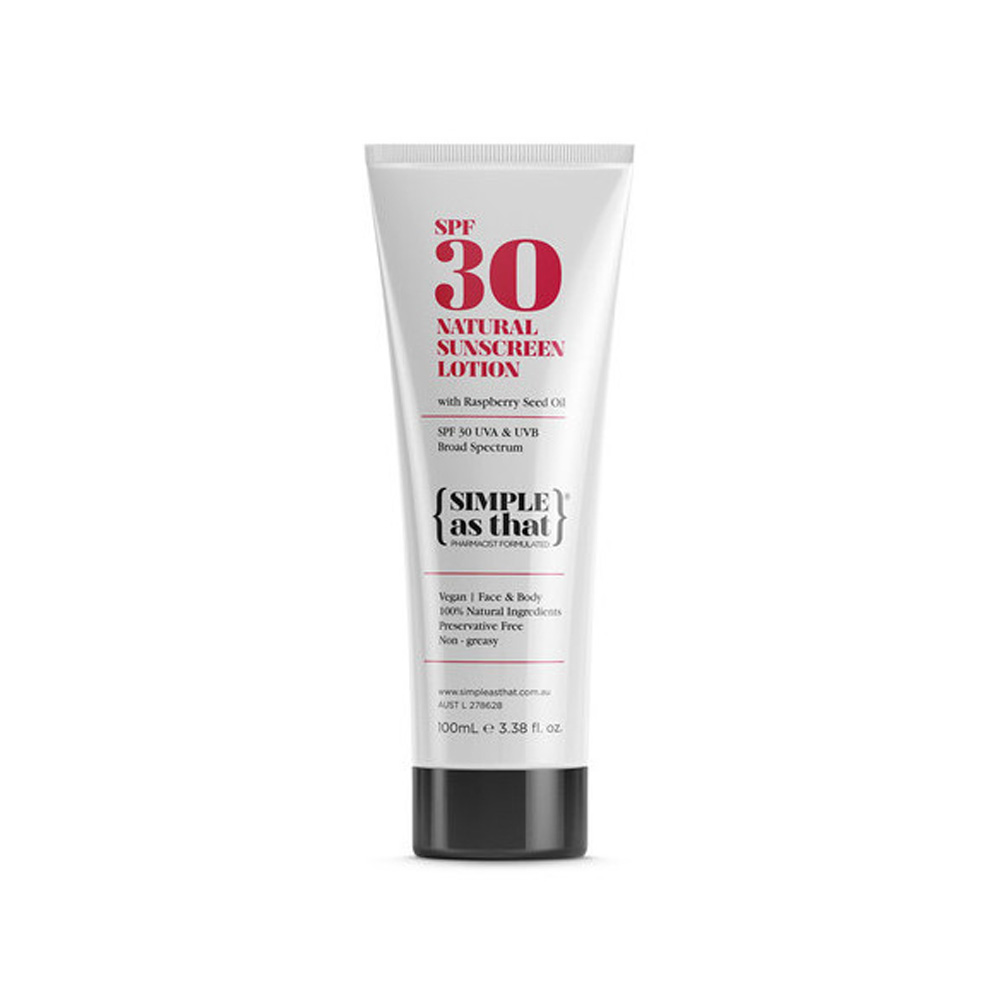 Simple As That SPF30 Sunscreen, $35 from OhNatural.co.nz