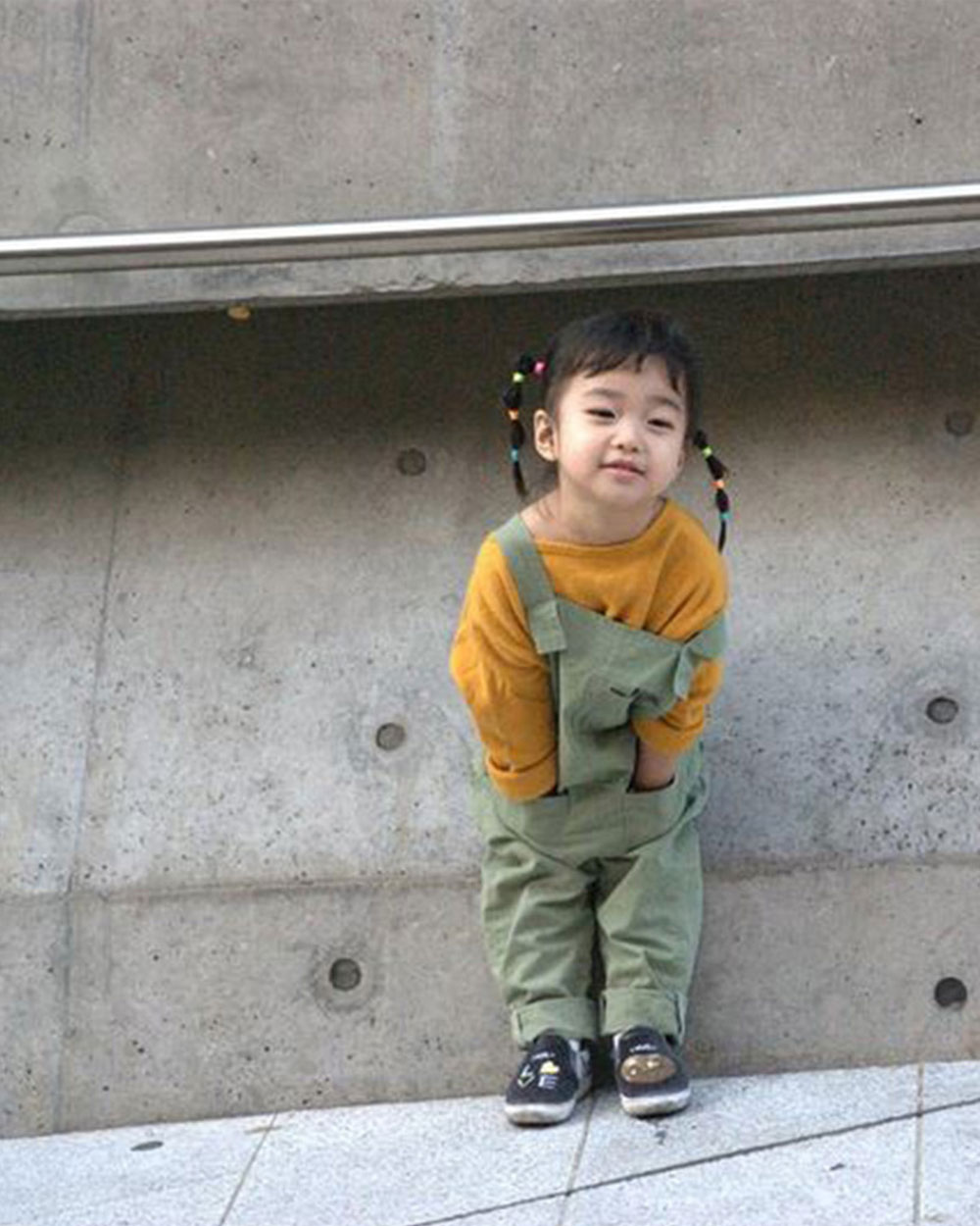 Trendy kids at the Seoul Fashion week