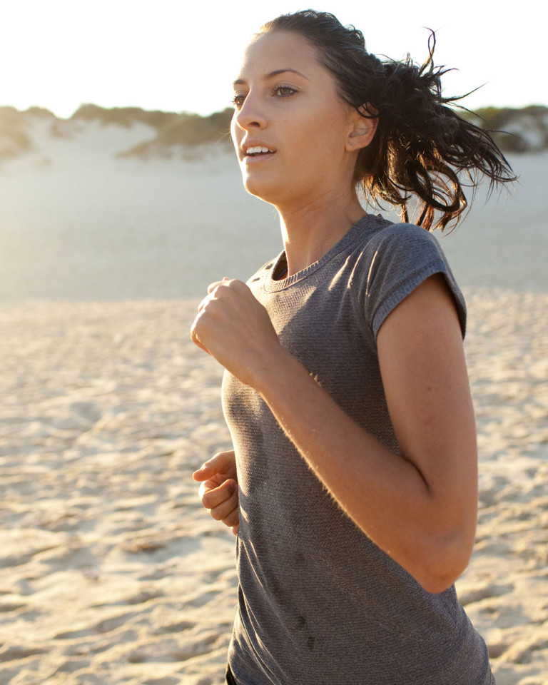 Woman running