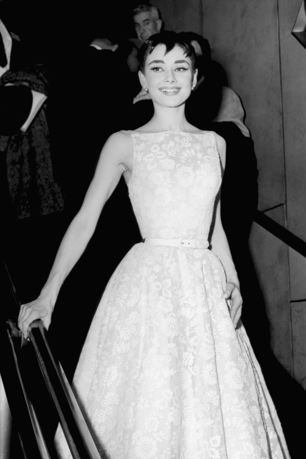Audrey Hepburn, in Givenchy, at the 1971 Academy Awards.
