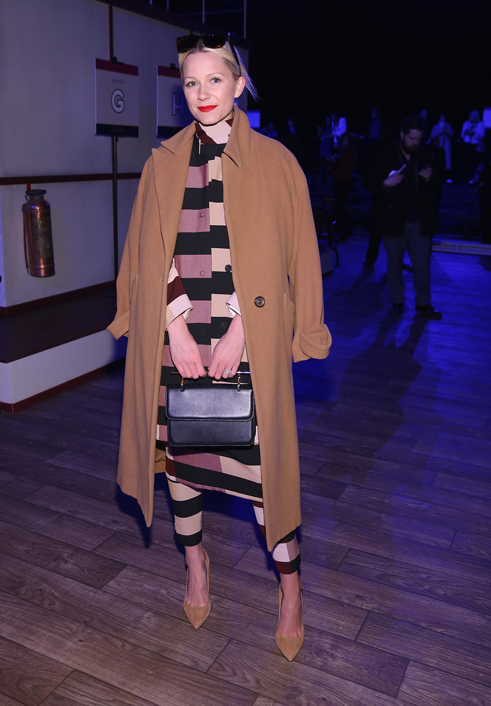 Blogger Blair Eadie attends the Tommy Hilfiger Women's Fall 2016 show.