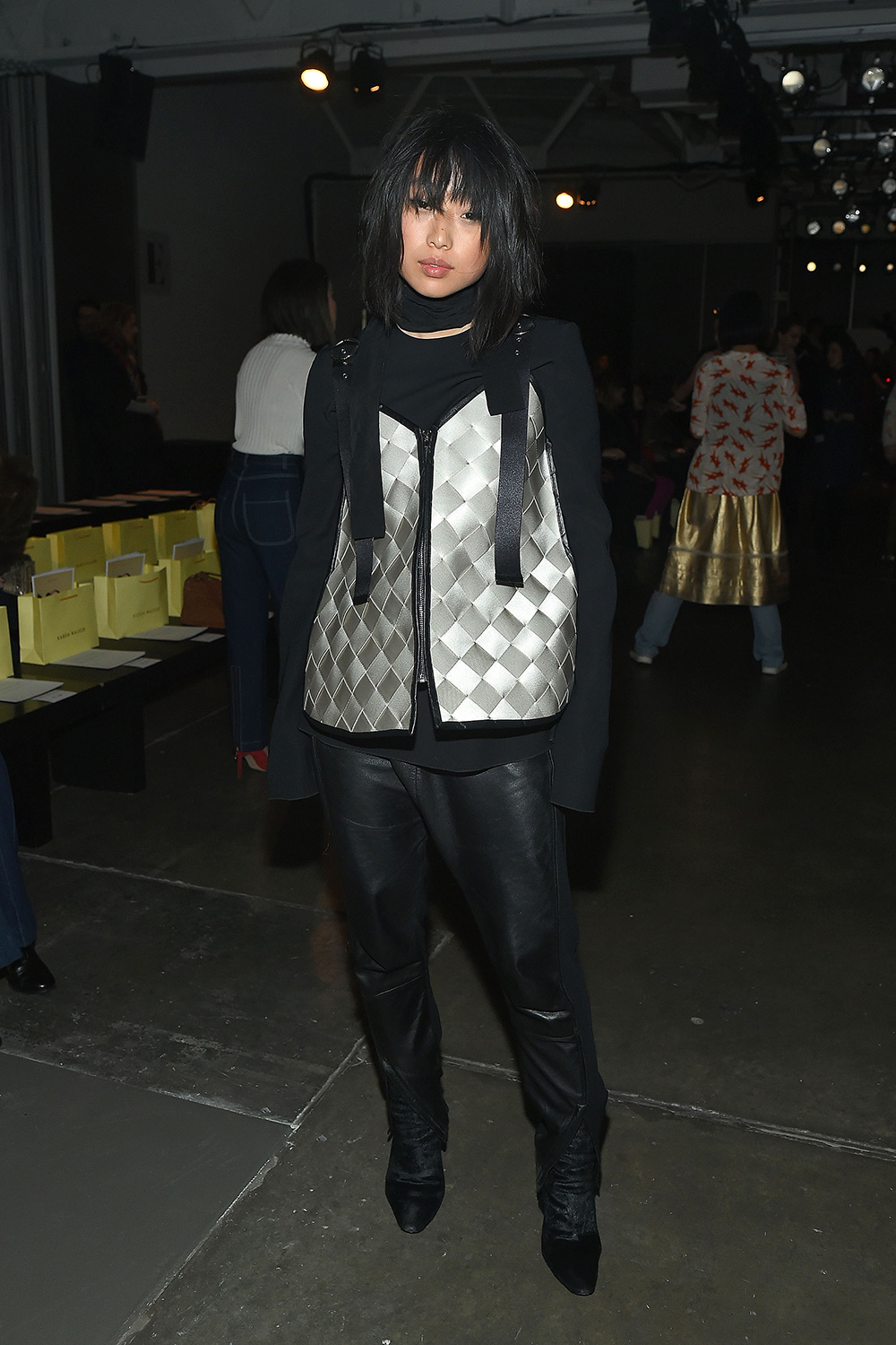 Margaret Zhang attends the Karen Walker fashion show