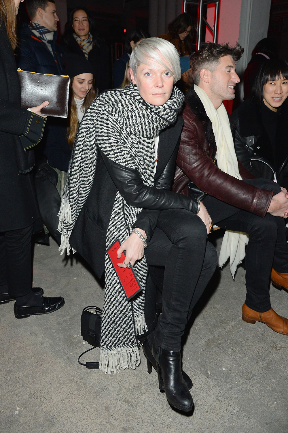 Kate Lanphear attends the 3.1 Phillip Lim Fall 2016 fashion show.