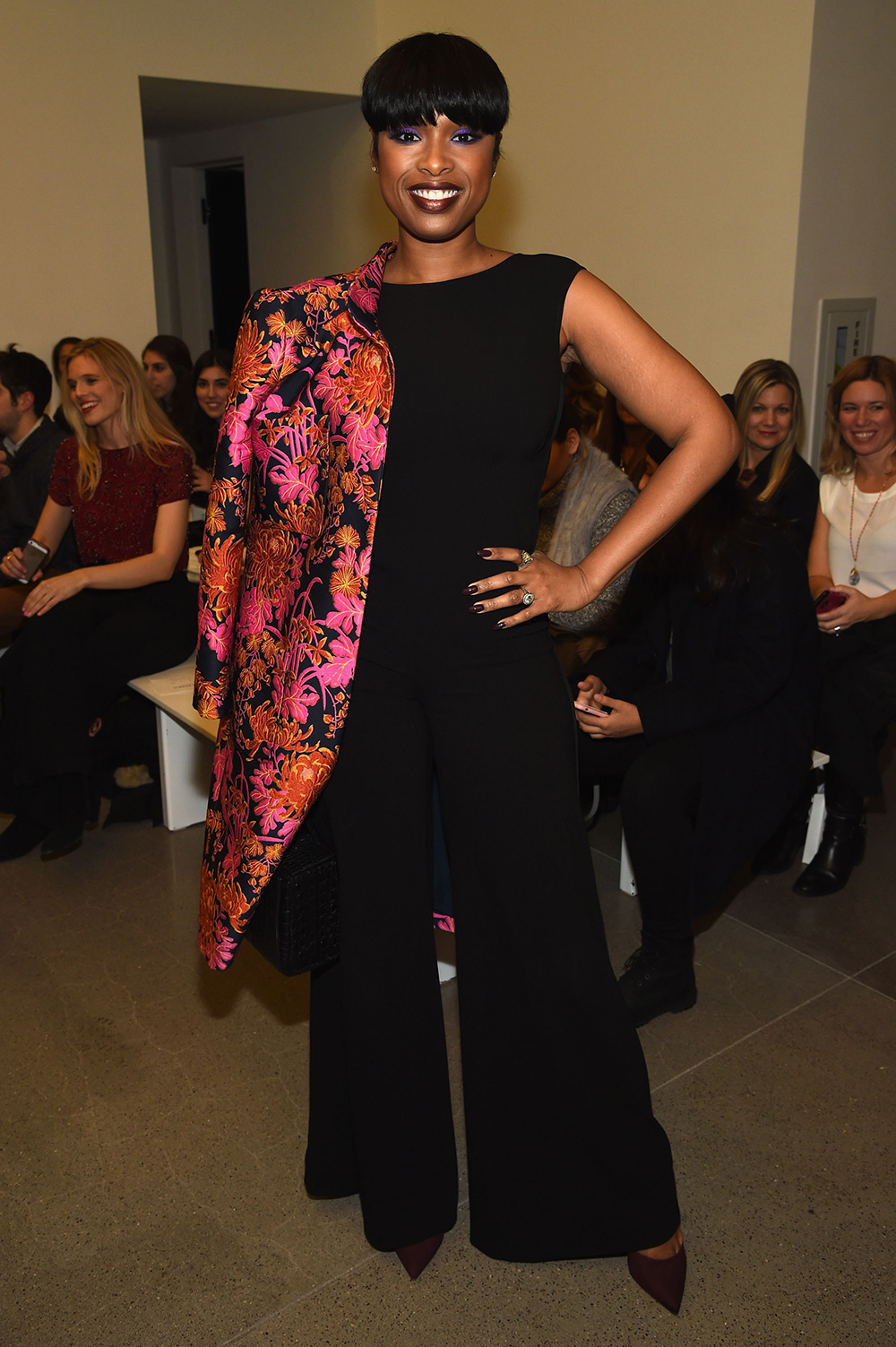 Jennifer Hudson attends the Zac Posen Fall 2016 fashion show .