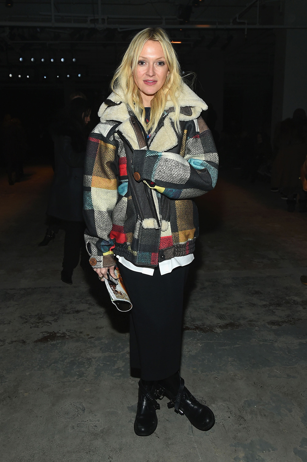 Marie Claire Senior Fashion Editor Zanna Roberts Rassi attends the rag & bone Fall 2016 fashion show.