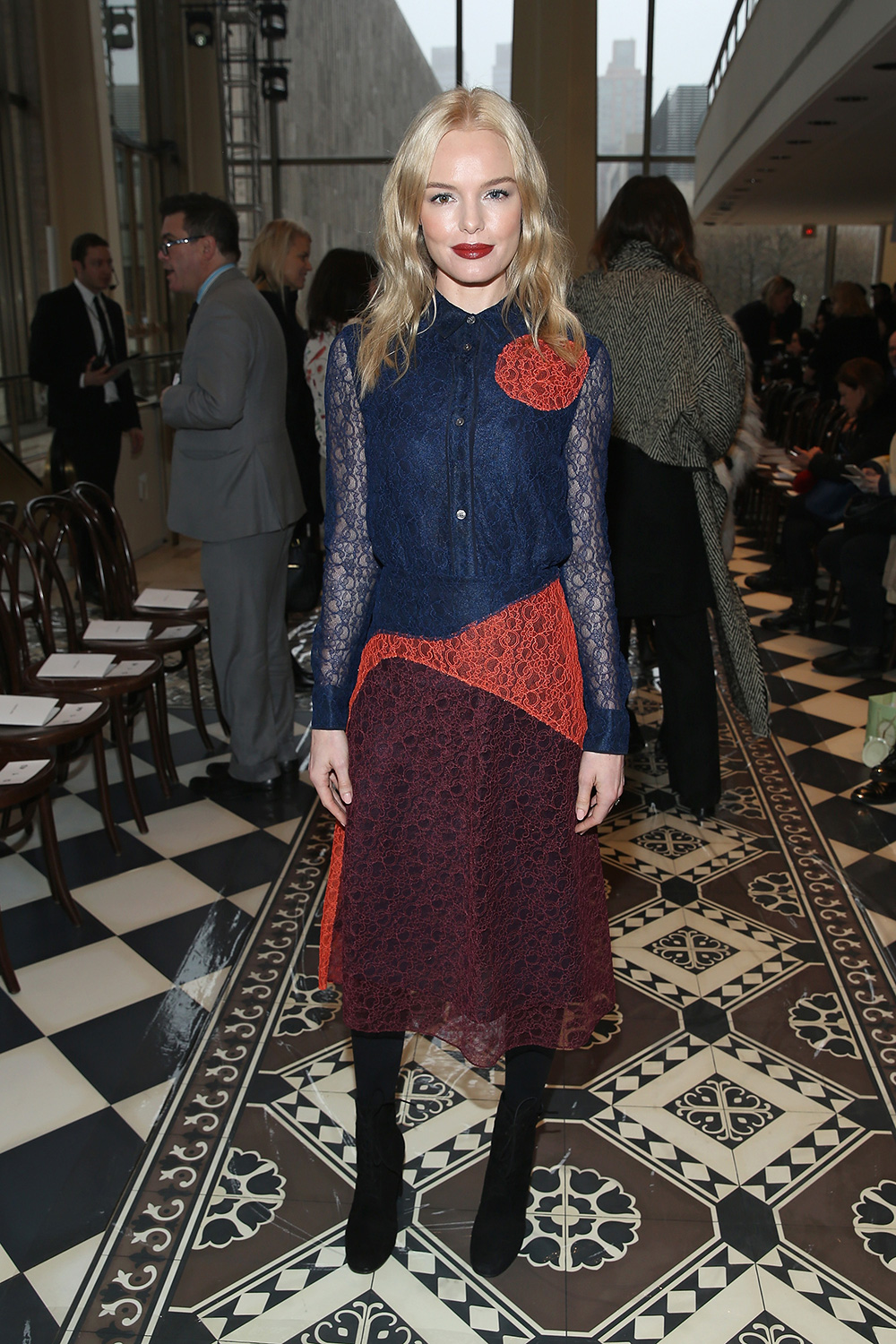 Kate Bosworth at the Tory Burch show.