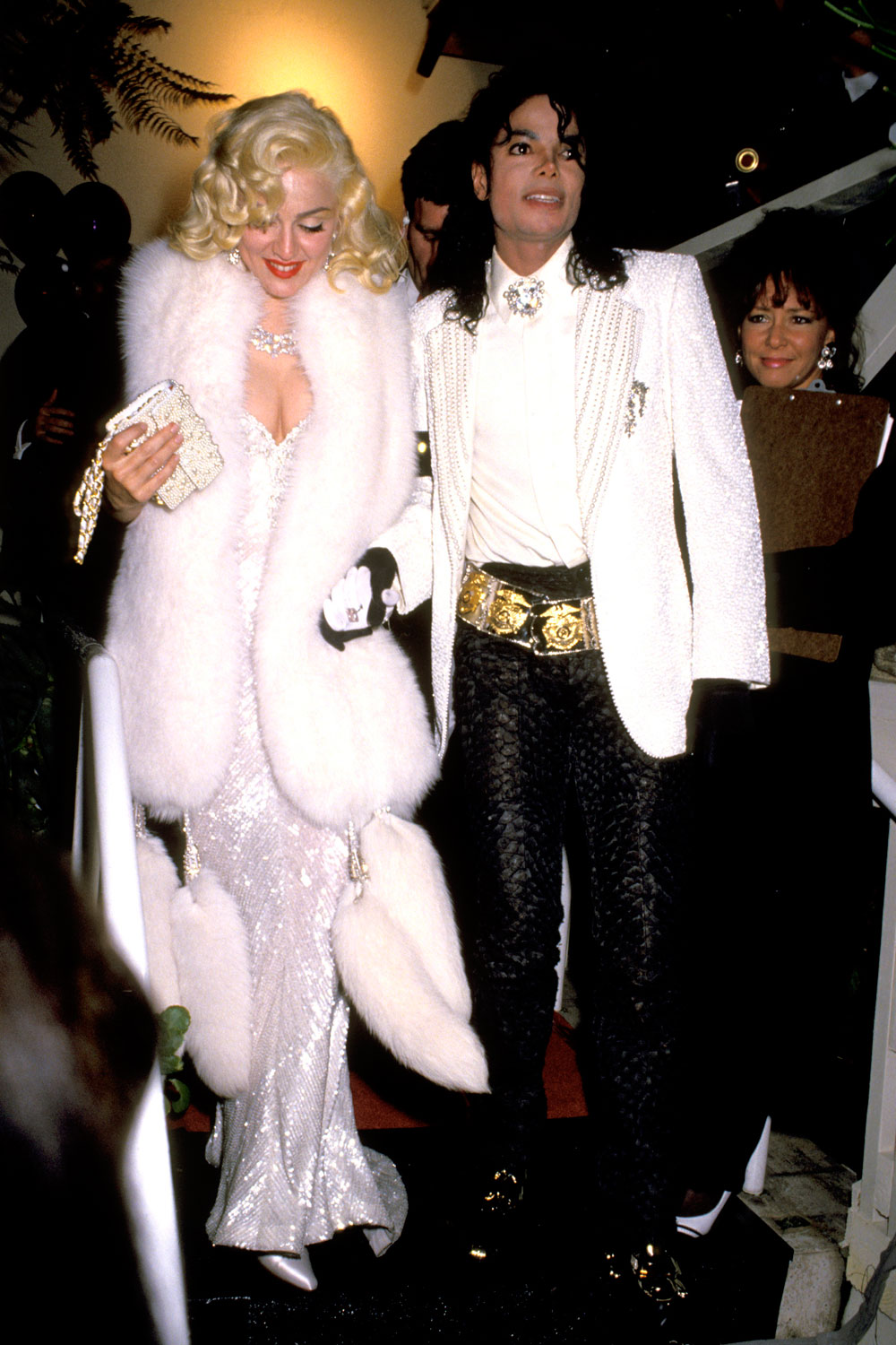 Madonna and Michael Jackson, at the 1991 Academy Awards.